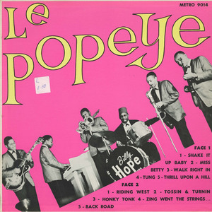 Billy hope et son orchestre   le popeye front2