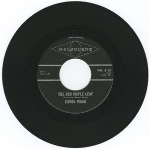 45 carol isaac   the red maple leaf vinyl 01
