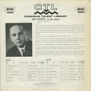 Art maiste   at the piano ctl 1085 back