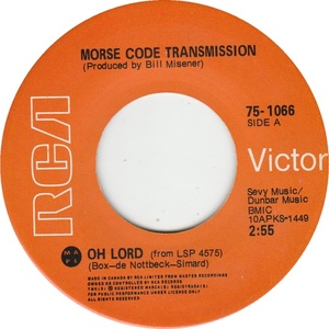 Morse code transmission oh lord rca victor