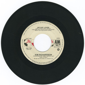 45 kim richardson   he's my lover mint copy vinyl 01