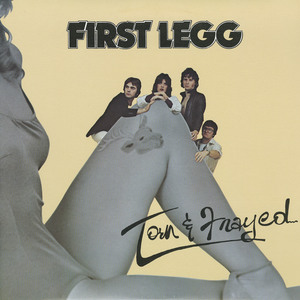 Torn   frayed   first legg front