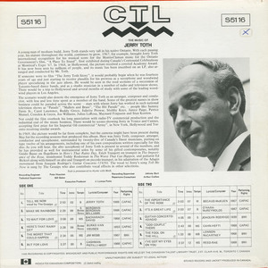 Jerry toth the music of ctl 5116 front