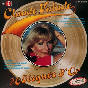 Valade claude 20 disques d'or 1977 couverture