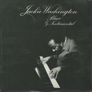 Jackie washington   blues   sentimental front