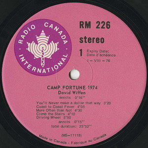 David wiffen   camp fortune label 01