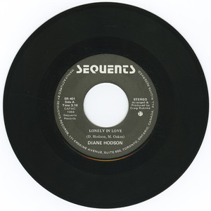45 diane hodson   lonely in love bw fragile vinyl 01