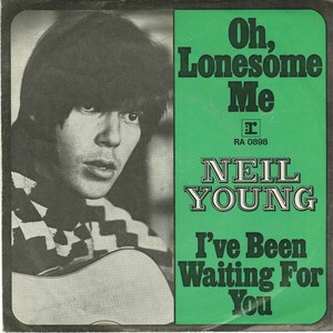 45 neil young oh lonesome me germany pic sleeve front 7854
