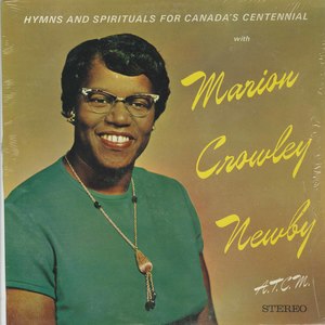 Marion crowley newby hymns   spirituals for canada's centennial front