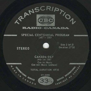 Cbc radio canada day 1967 side 02 english label