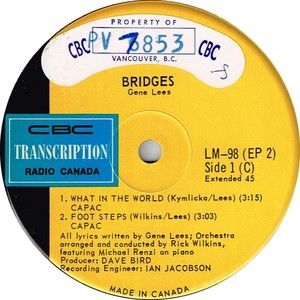 Gene lees what in the world cbc radio canada transcription a