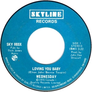 Wednesday loving you baby skyline aiii