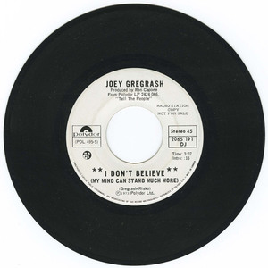 45 joey gregrash i dont believe vinyl 01