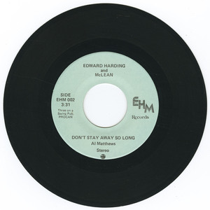 45 edward harding and mclean   don't stay away so long vinyl 01