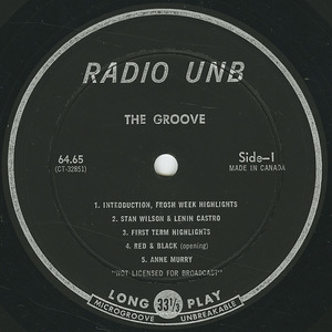 Va the groove 1964 65 %28radio unb 64.65%29 label 01