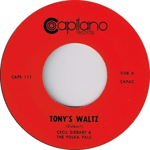 Cecil ziebart and the polka pals tonys waltz capilano records