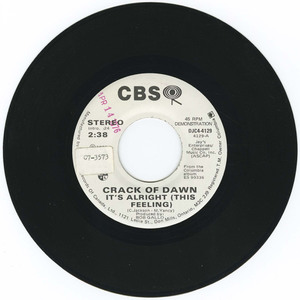 45 crack of dawn it's alright %28this feeling%29 %28cbs djc4 4129%29 vinyl 01