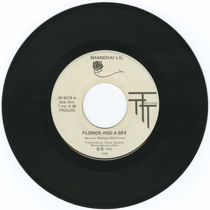 45 shanghai lil   flower and a bee vinyl 01