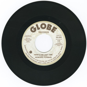 45 howard forman   here's the last time bw johnny tomorrow vinyl 01