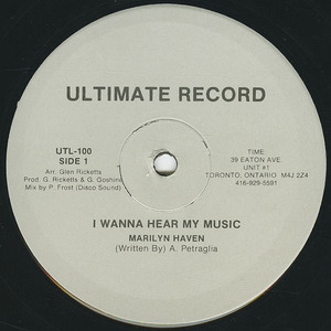 Marilyn haven   i wanna hear my music label 01