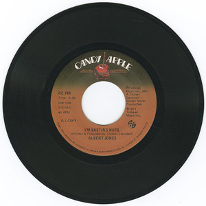 45 albert jones   i'm busting nuts vinyl 01