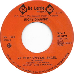Ricky diamond my very special angel de lorrie records ai