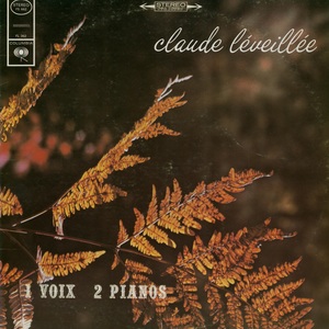 L%c3%a9veill%c3%a9e claude 1 voix 2 pianos st%c3%a9r%c3%a9o 1967 couverture