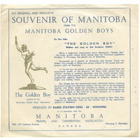 Wonderful Town b/w The Golden Boy