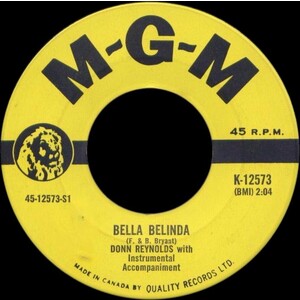 Bella Belinda b/w Blue Eyes Crying In The Rain