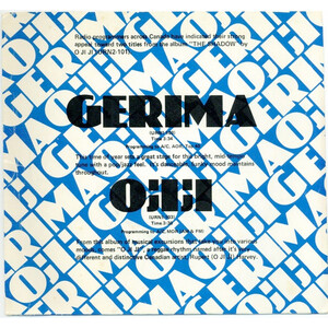 	Gerima b/w O Ji Ji (picture sleeve)