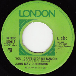 (You) Can't Stop Me Dancin' b/w Life of a Friend