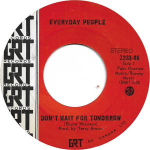 Don't Wait for Tomorrow b/w Everyday People