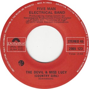 Devil & Miss Lucy (Country Girl) b/w Coming of Age