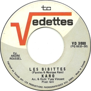 Les Bibittes b/w Comme les Gars