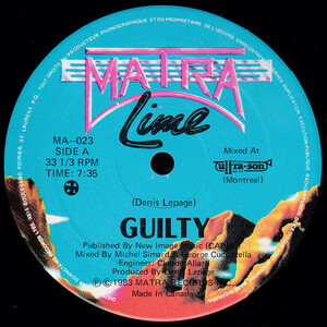 Guilty b/w Guilty (Instrumental)