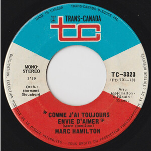 Comme J'ai Toujours Envie D'aimer b/w Tapis Magique