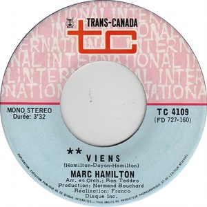 Viens b/w J'Ai Fait Le Tour D'La Gaspesie