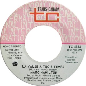 La Valse à Trois Temps b/w Frissons