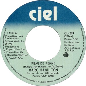  Peau De Femme b/w Je Veux Vivre À La Campagne