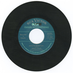 Private Secretary b/w Sometime Man