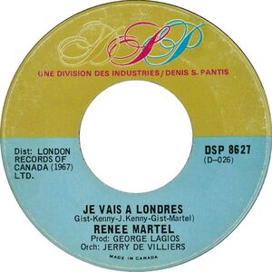 Je Vais à Londres b/w Johnny Angel