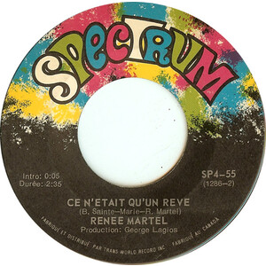 Ce N'Etait Qu'Un Reve b/w Pourtant