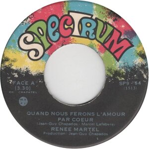 Quand Nous Ferons L'Amour Par Coeur b/w J'Ai Trouve Ton Mot