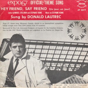 Un Jour, Un Jour b/w Hey Friend, Say Friend (picture sleeve)
