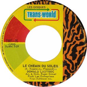  Le Chemin Du Soleil b/w Quelqu'un, Quelque Part