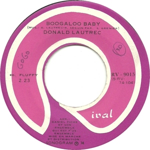 Boogaloo Baby b/w Au Ciel