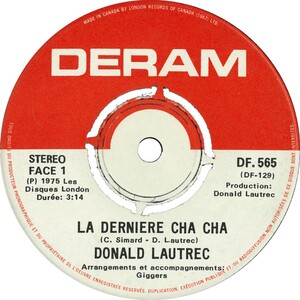 La Dernière Cha Cha b/w La Guerre
