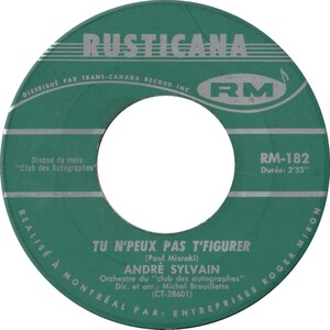 Tu N'peux Pas T'figurer b/w Moi J'ai Tes Yeux