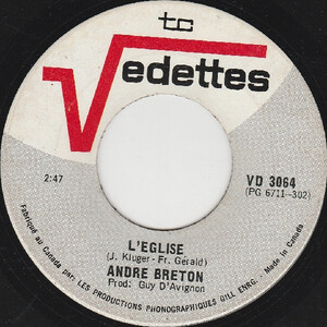  L'Église b/w Je T'Aime Encore Bien Plus Aujourd'hui