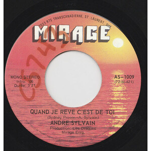 Quand Je Reve C'est De Toi b/w Si Tu As Besoin D'un Ami